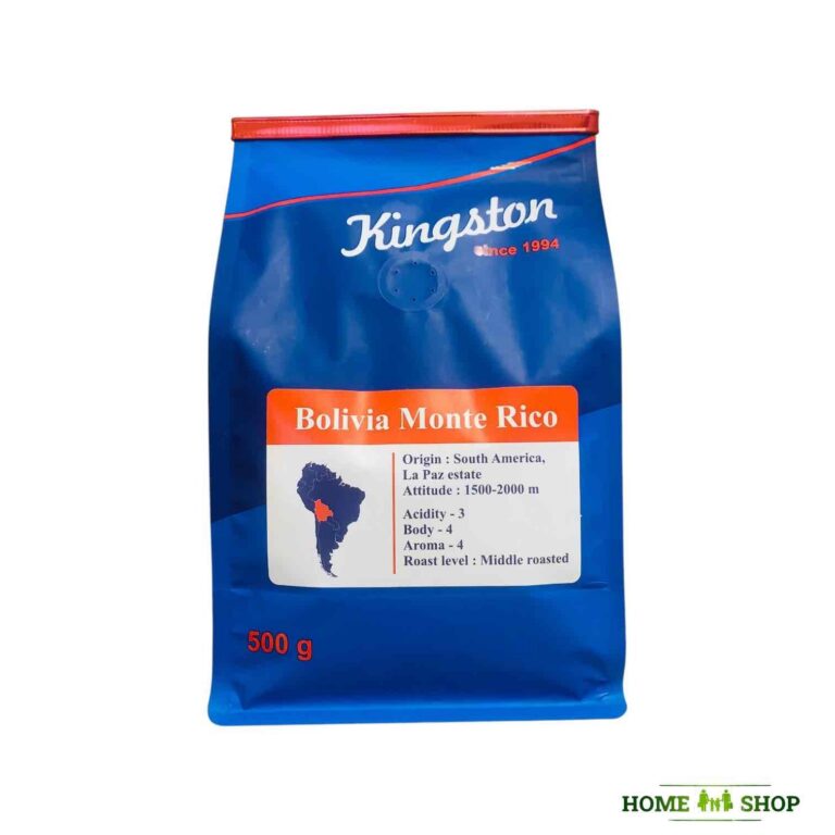 Kohvioad Kingston "Bolivia Monte Rico" Кофе в зернах 100% арабика 500g